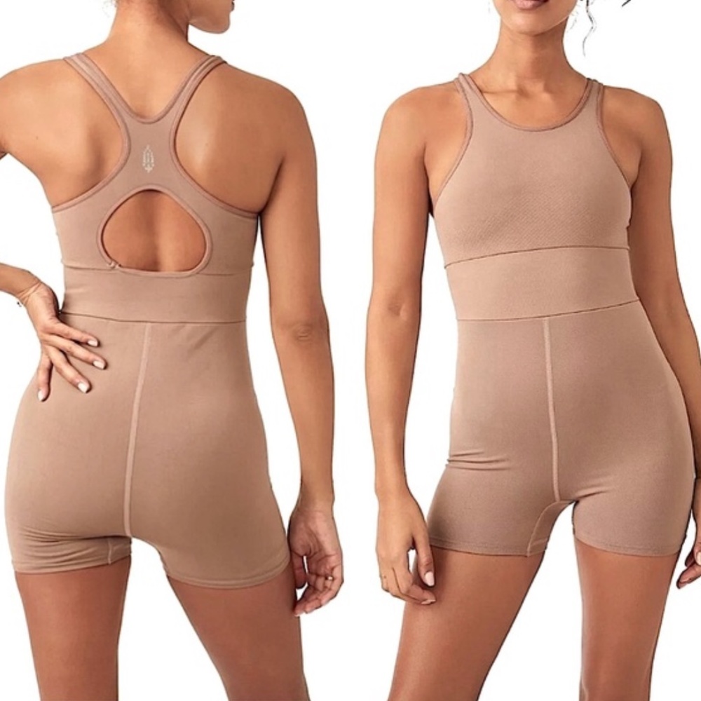 Free People Movement Freestyle Shortsie Onesie